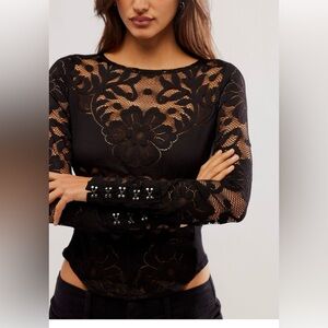 Free people wild roses top